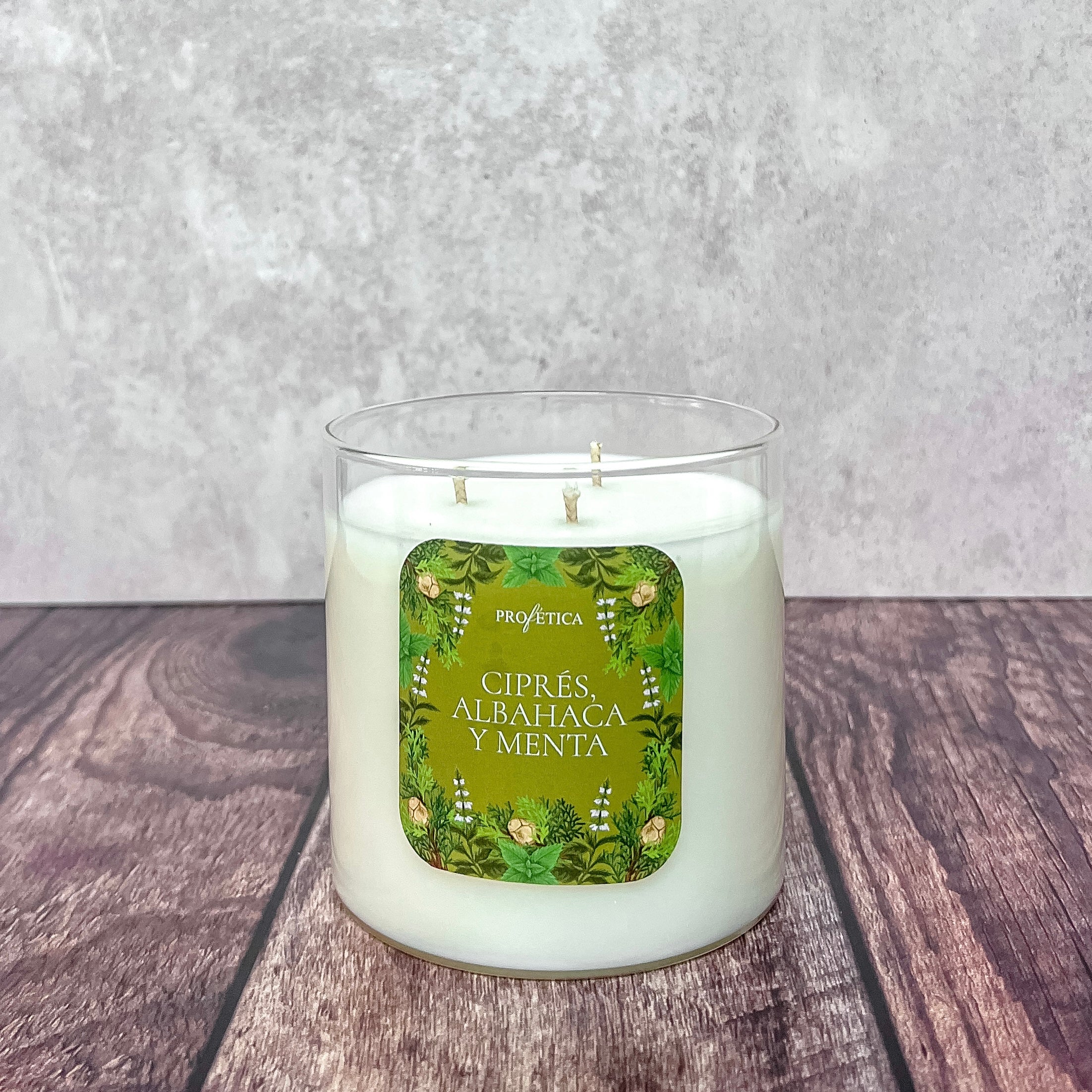 CIPRÉS, ALBAHACA Y MENTA